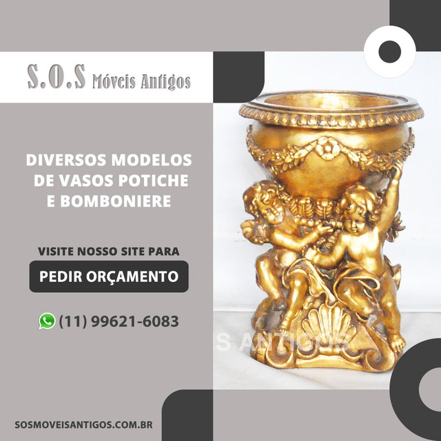 Lindos e Antigos Vasos Antiquários